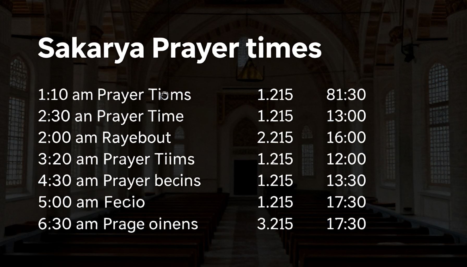 Sakarya Namaz Vakitlerini Takip Etmeyi Zor Buluyorsunuz? Bu Çözümler size Yardımcı Olacak*