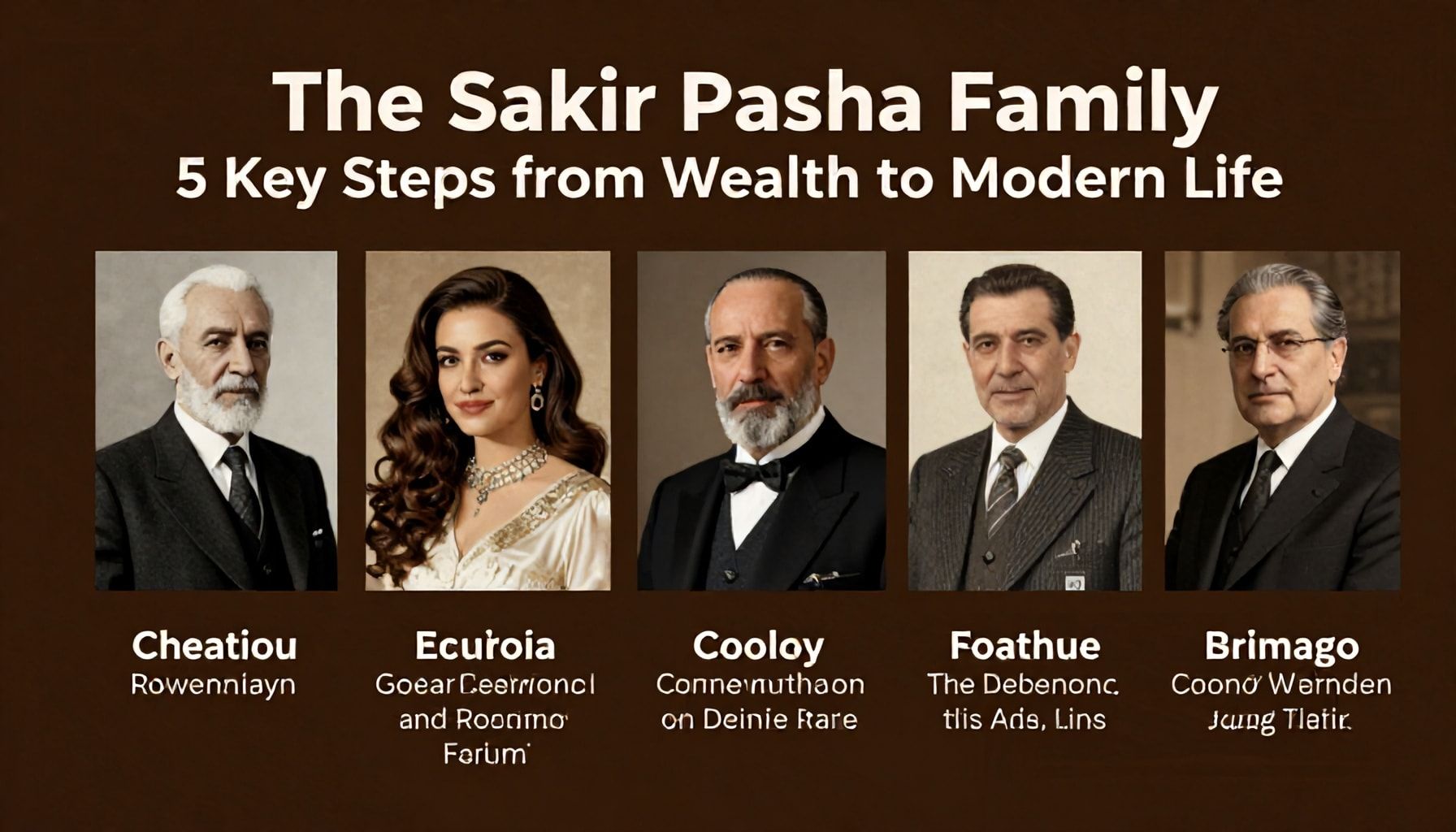 Şakir Paşa Ailesi: Zenginlikten Modern Hayata Geçişin 5 Ana Adımı*