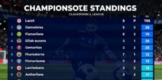 Şampiyonlar Ligi Puan Durumu: Takımların Son Durumları ve Ligdeki Yeri