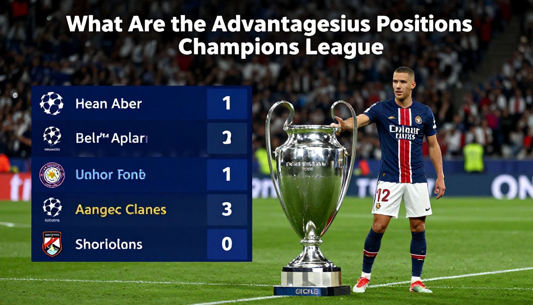 Şampiyonlar Ligi'nde Gerçekten Başarı Getiren Avantajlı Pozisyonlar Nelerdir?*