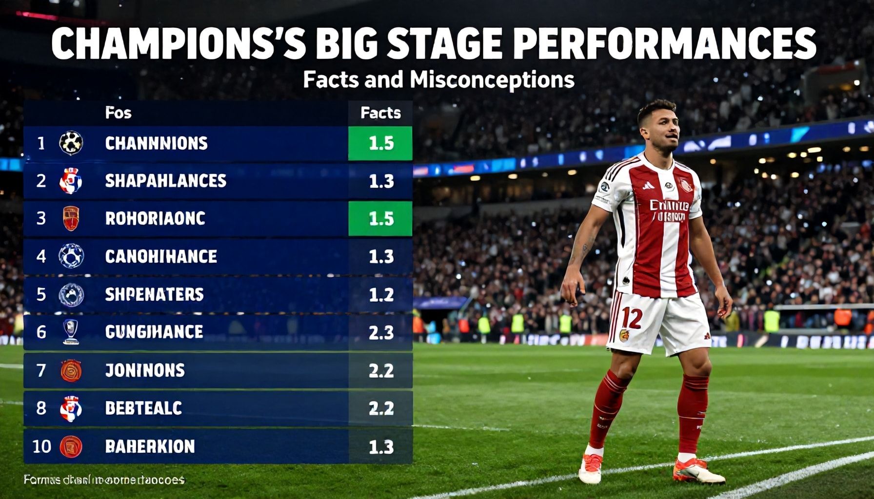 Şampiyonlar Ligi'nin Büyük Sahne Performansları: Gerçekler ve Yanlış Anlamalar*