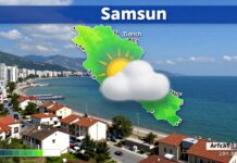 Bugün ve gelecek günler için Samsun hava durumu tahminleri Bugün ve gelecek günler için Samsun hava durumu tahminleri