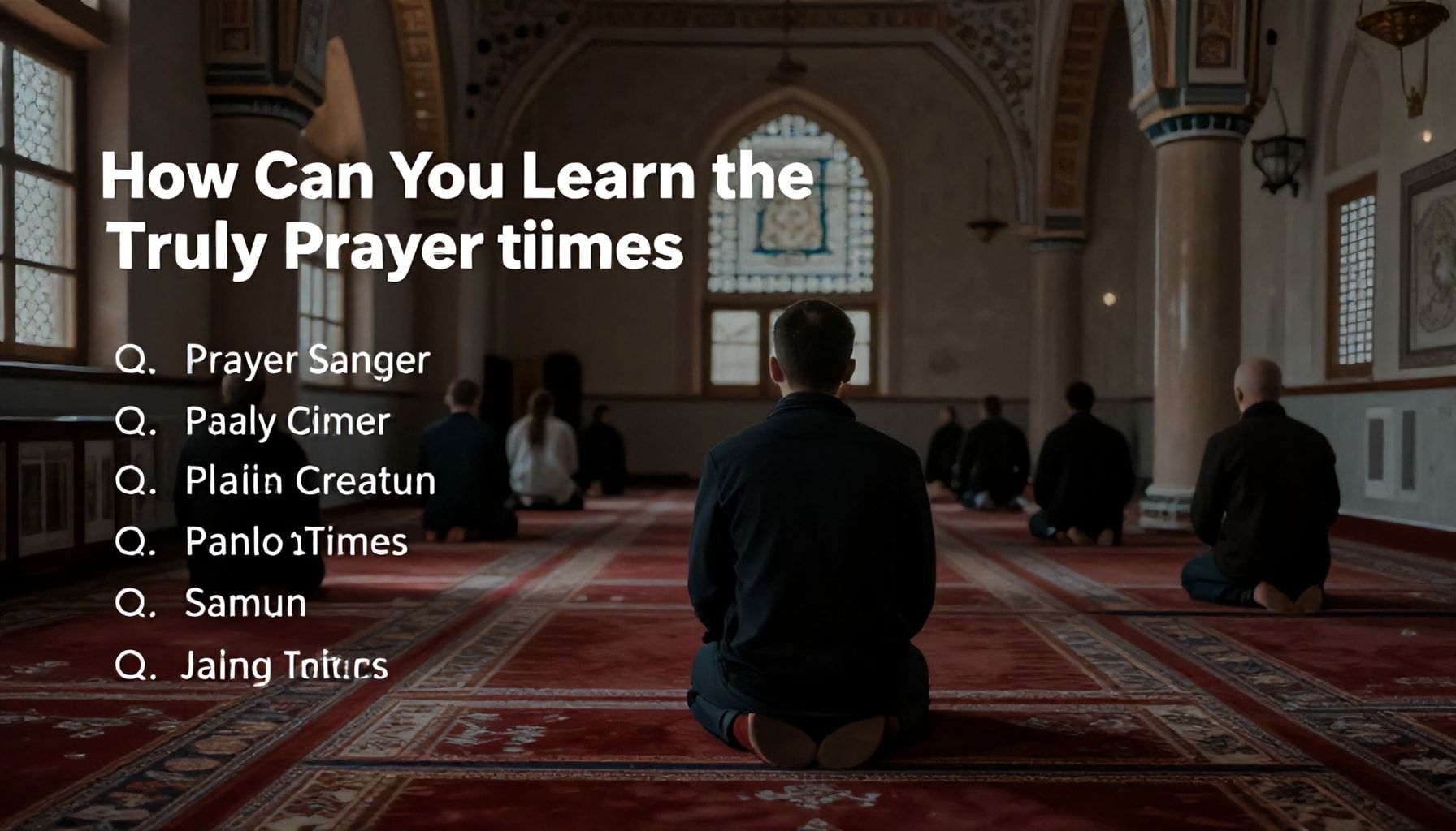 Samsun Namaz Vakitleri: Gerçekten Doğru Zamanları Nasıl Öğrenirsiniz?*