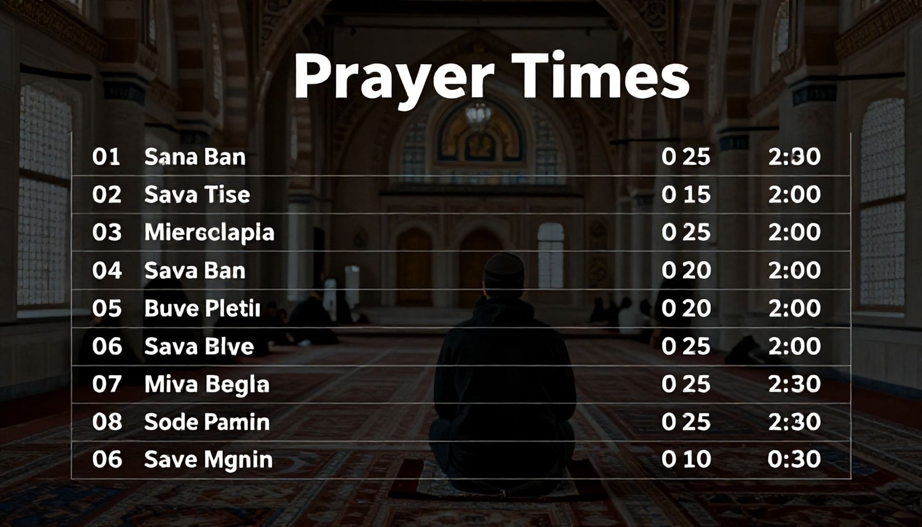 Samsun Namaz Vakitlerini 1 Dakikada Bulun: Hızlı Rehber*