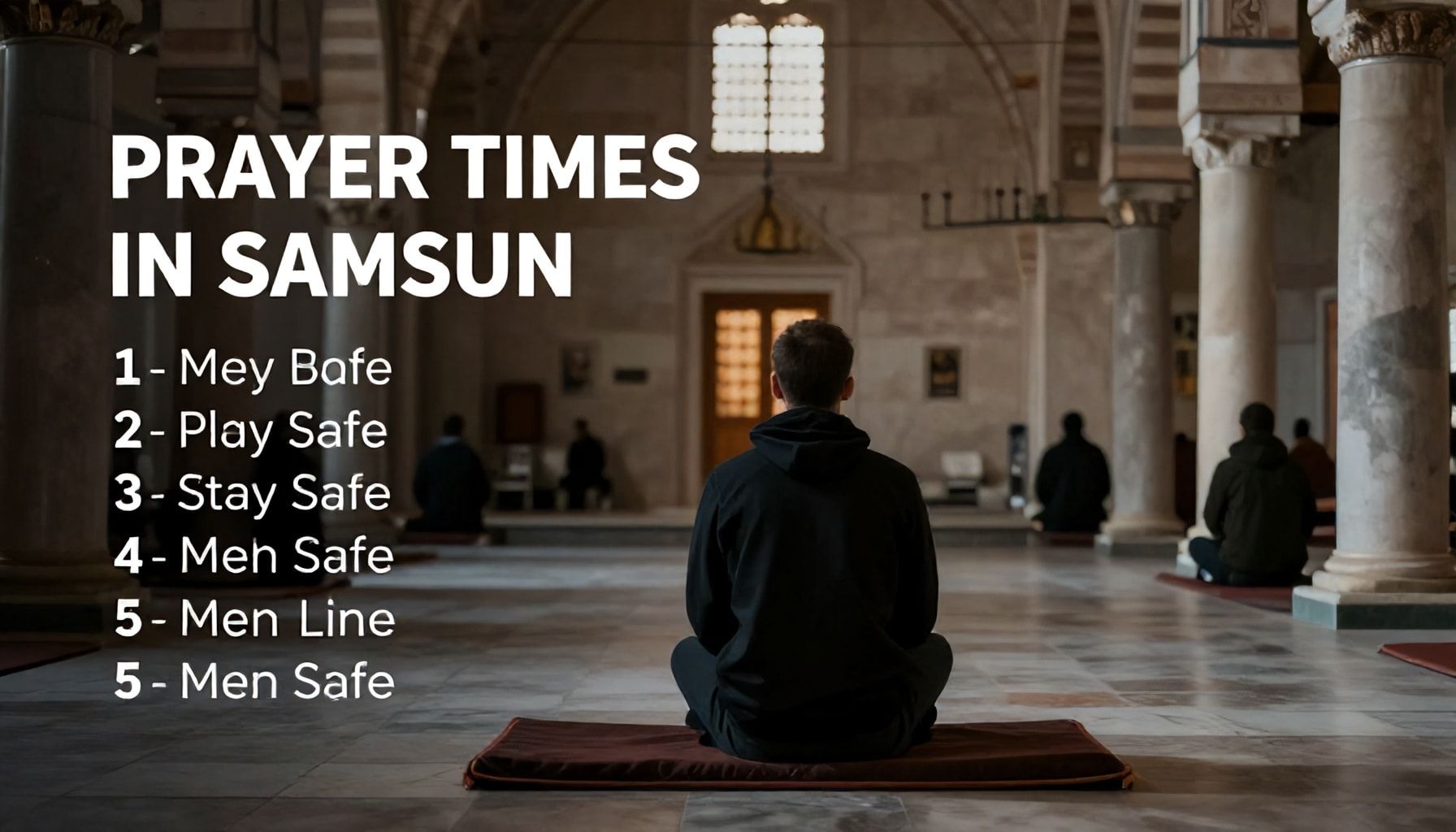 Samsun'da Namaz Zamanlarını Hatalı Okuyup Kaybetmeyin: Bu 5 Yöntemle Güvenli Olun*