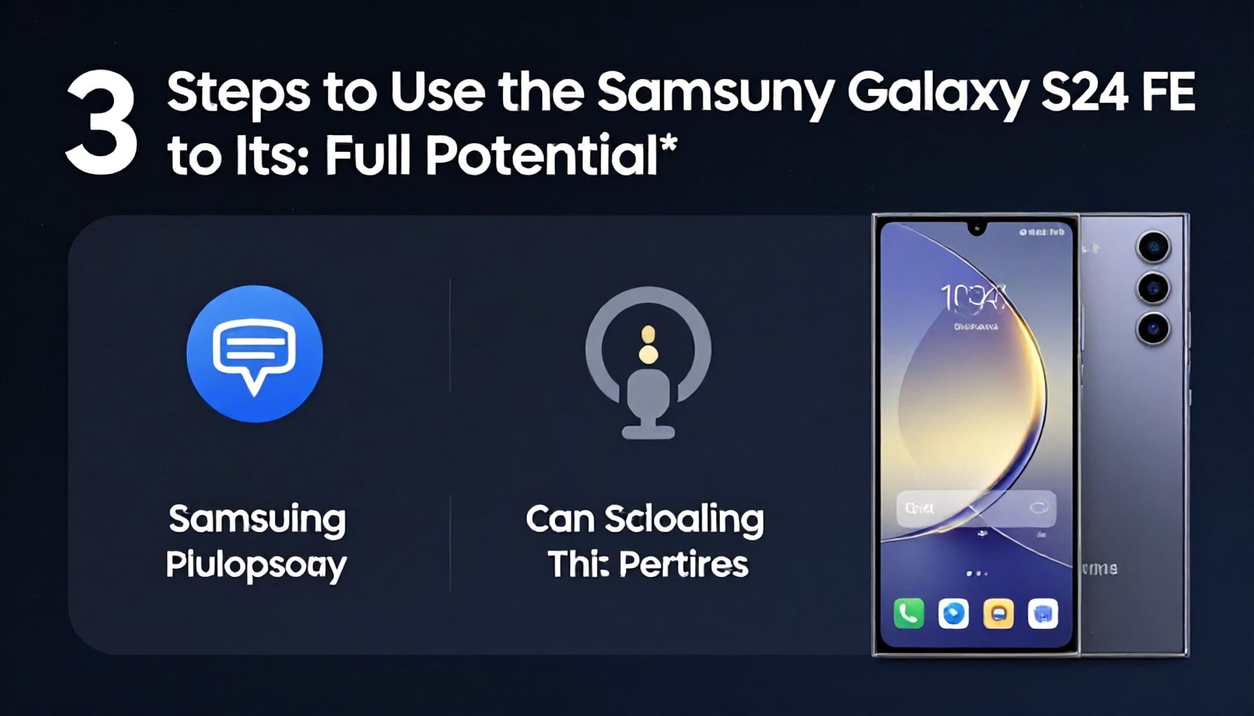 Samsung Galaxy S24 FE'yi Tam Potansiyelinde Kullanmak İçin 3 Adım*