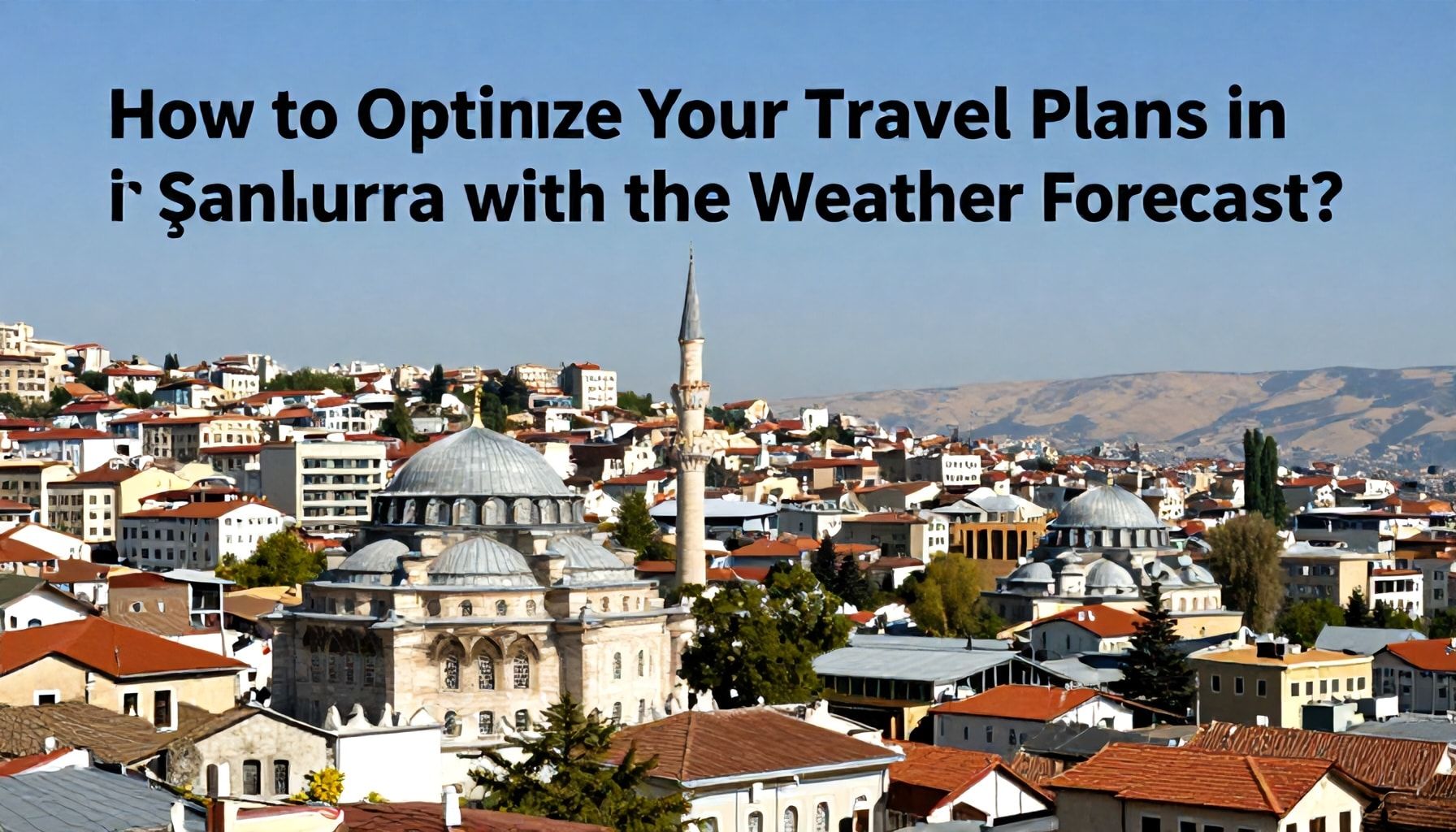 Şanlıurfa'da Hava Durumu ile Gezme Planınızı Nasıl Optimize Edersiniz?*