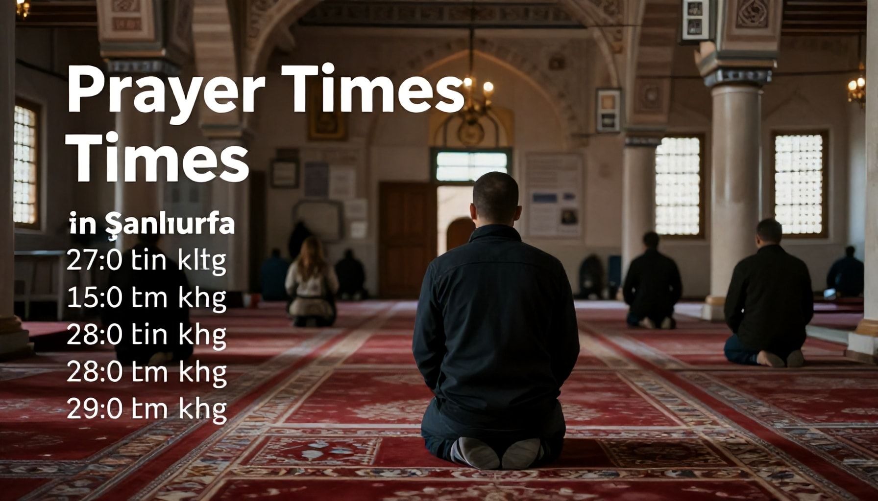 Şanlıurfa'da Namaz Vakitleri: Gerçekleri ve Yanlış Anlamalar*
