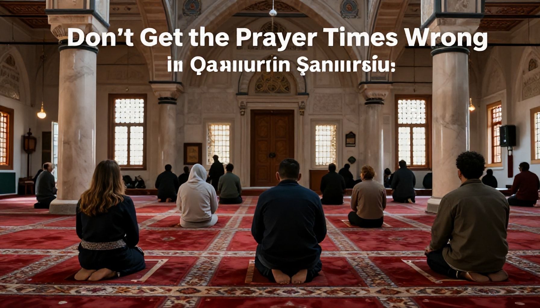 Şanlıurfa'da Namaz Vakitlerini Hatalı Almayın: Bu 4 İpucu*