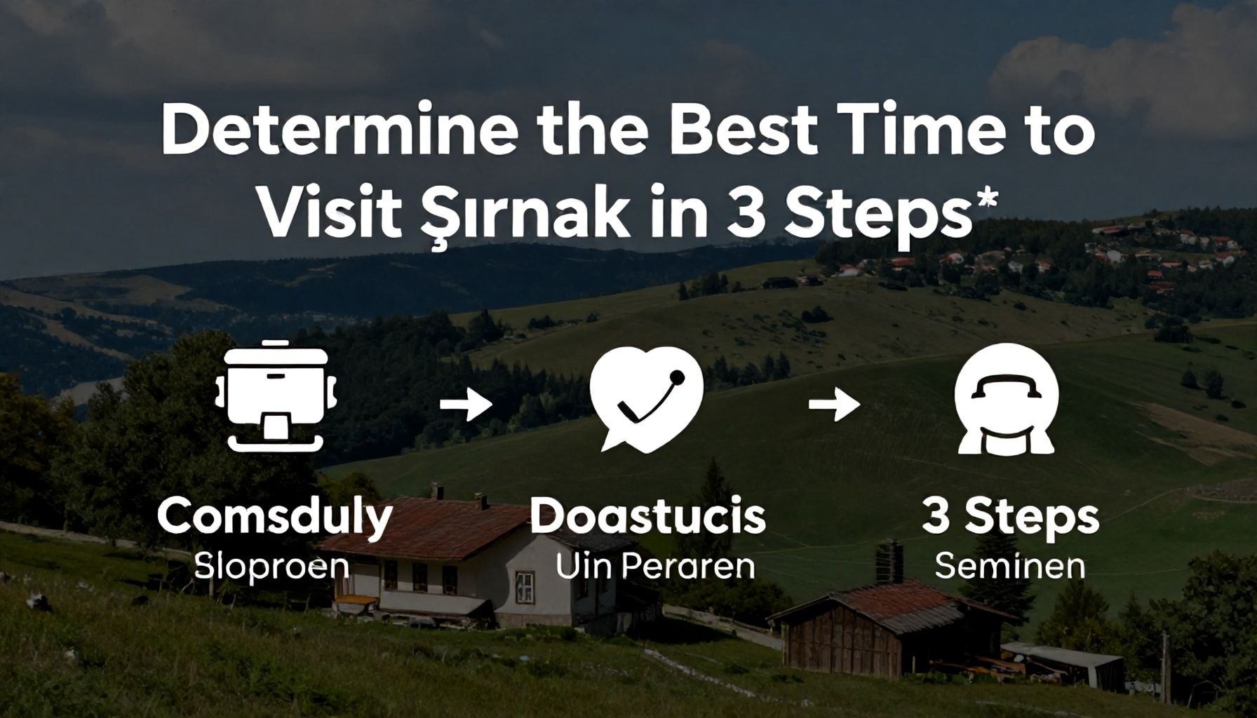 Şırnak'ta En İyi Gezi Dönemini 3 Adımda Belirleyin*