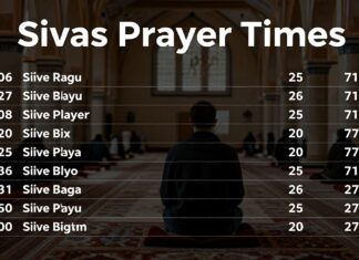 Sivas Namaz Vakitleri: Günlük Dua Zamanlarını Hızlı ve Güvenle Bulun