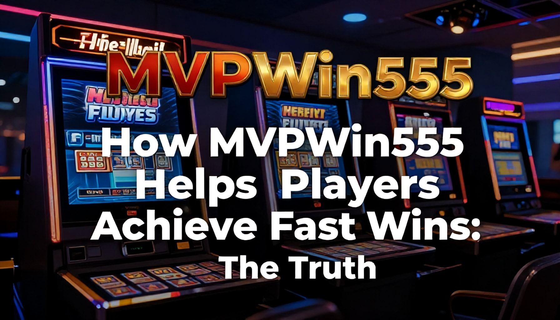 Slot Oyuncuları için Gerçek: MVPWin555'te Nasıl Hızlı Kazançlar Sağlıyor?*