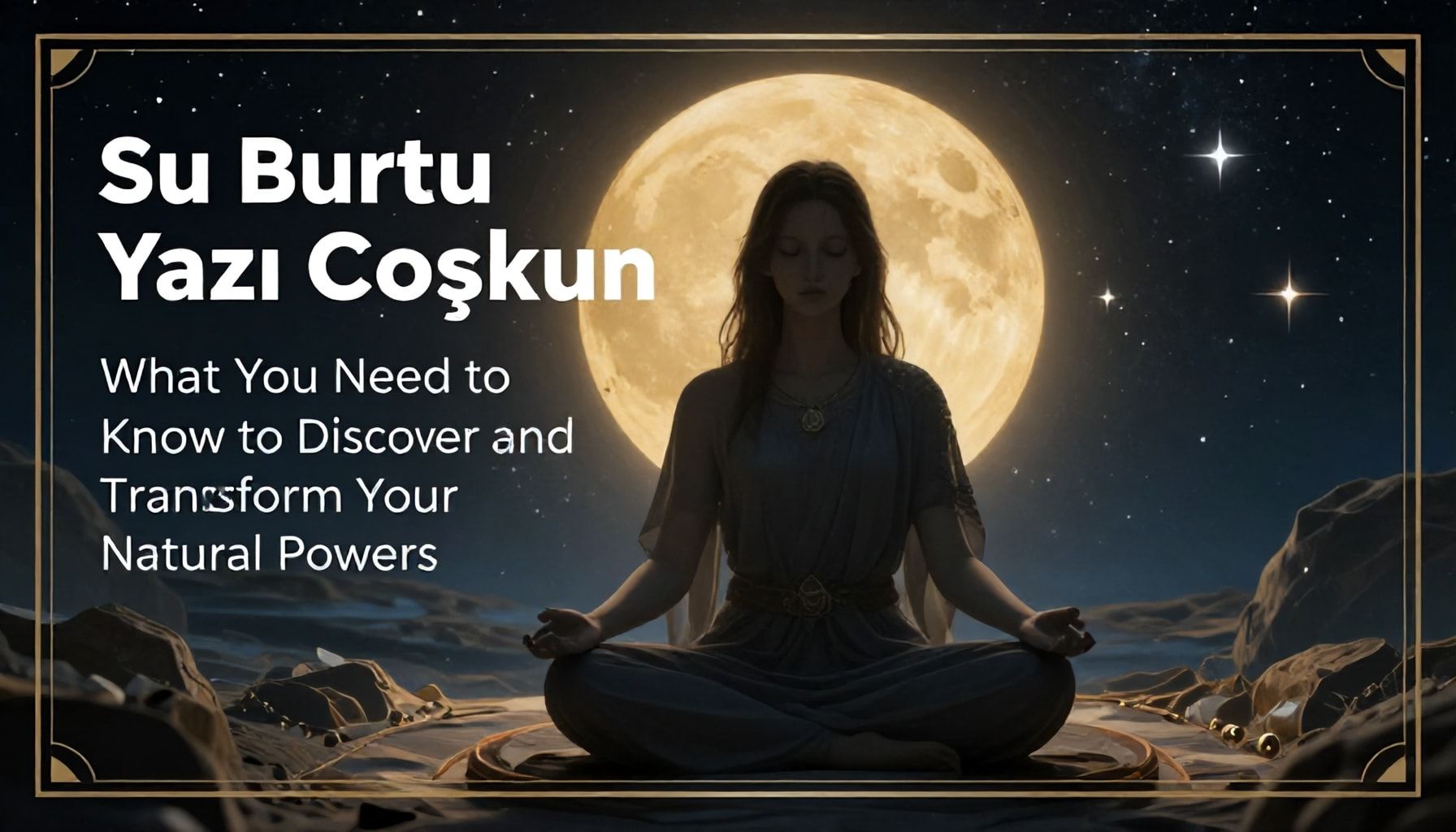 Su Burcu Yazgı Coşkun: Doğal Güçlerinizi Keşfedip Dönüştürmek İçin Bilmeniz Gerekenler*