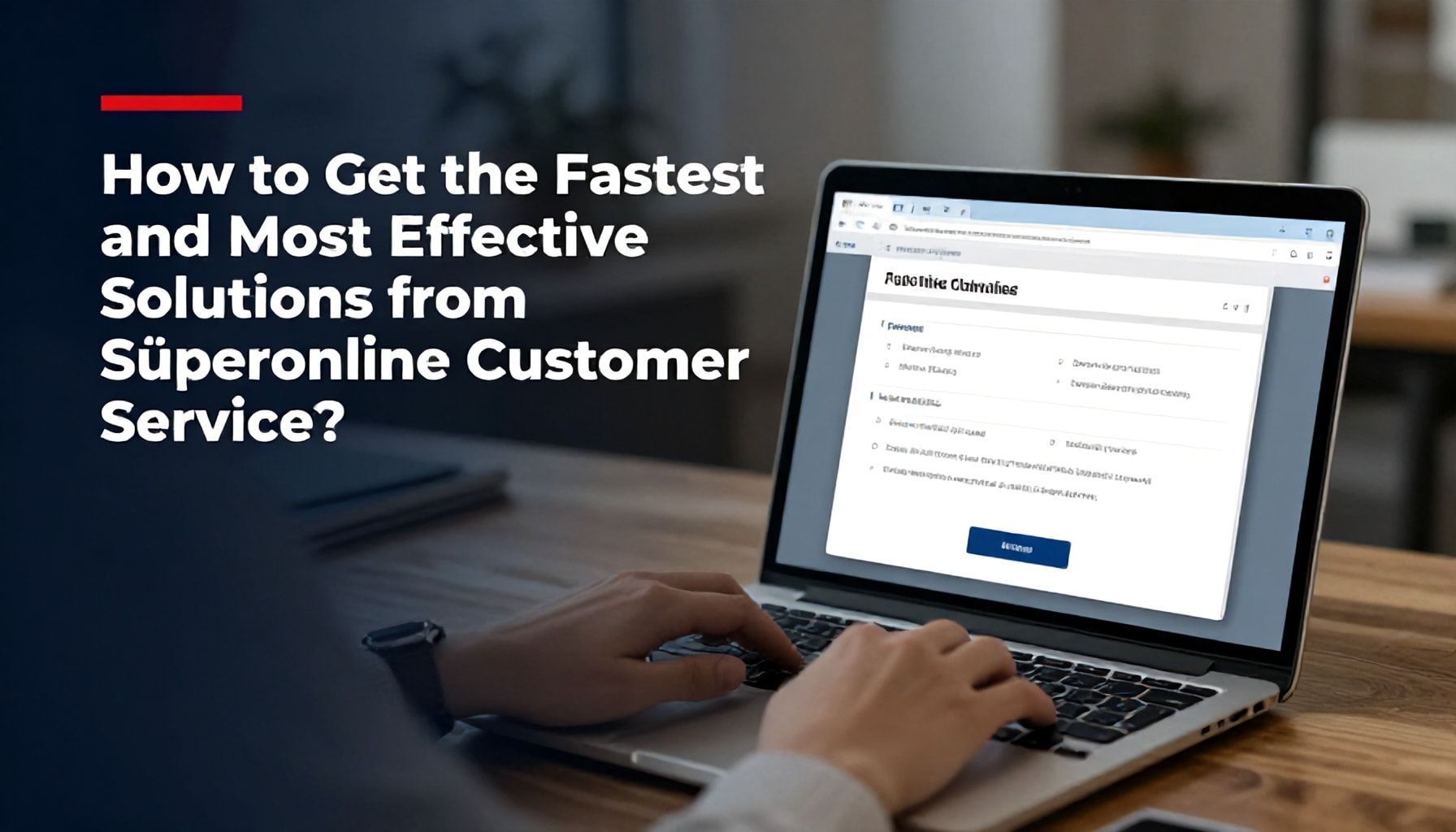 SüperOnline Müşteri Hizmetleri: En Çabuk ve Etkili Çözümler Nasıl Alınır?*