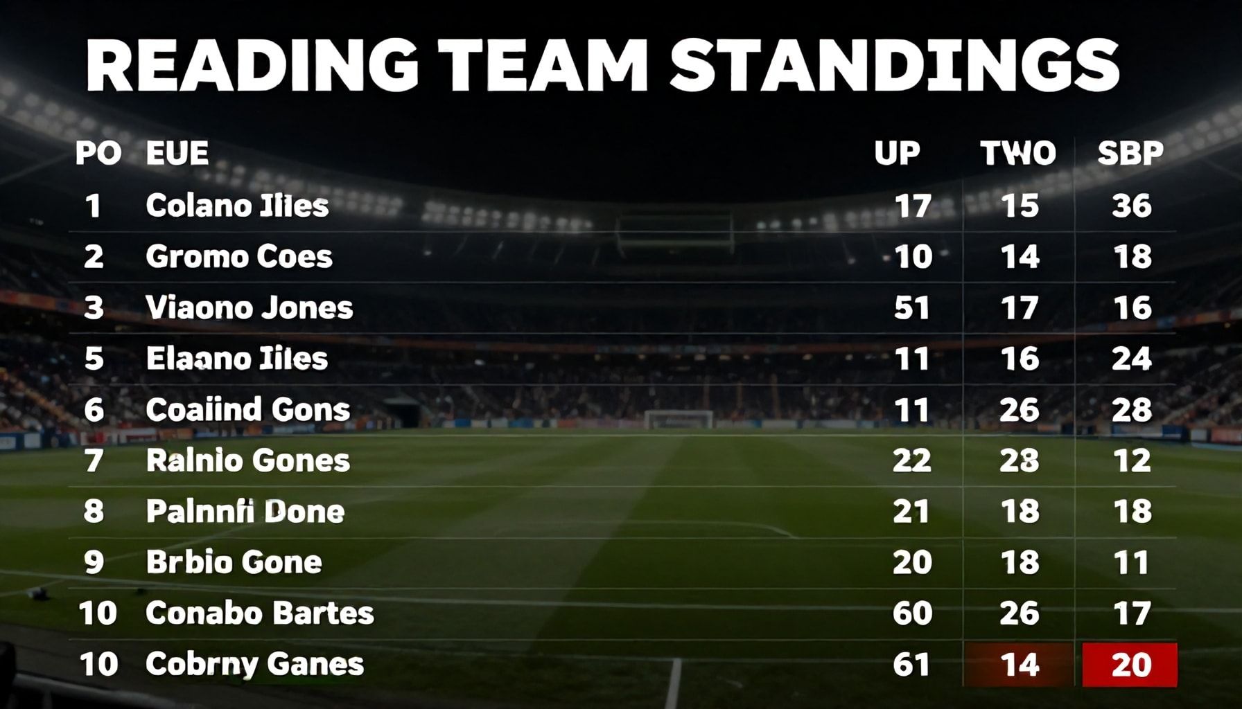 Takımların Puan Durumlarını Doğru Okuma Kılavuzu*