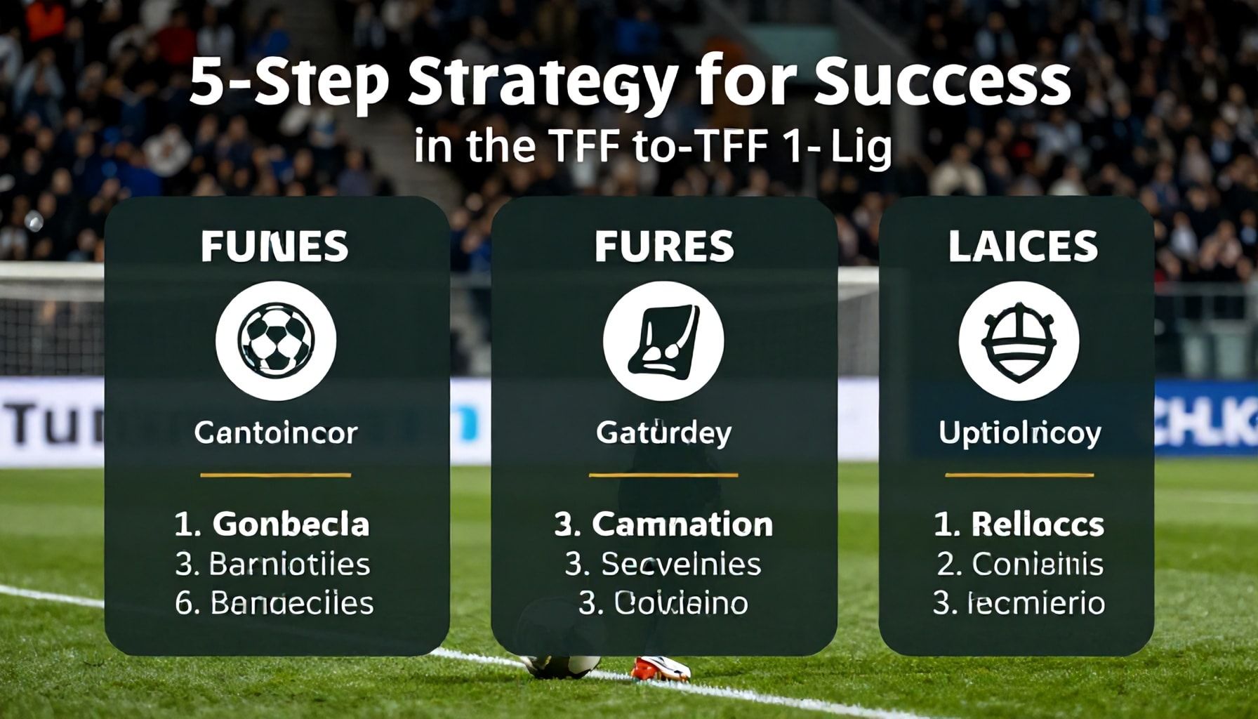 TFF 1. Lig'de Başarıya Yönelik 5 Adım Stratejisi*