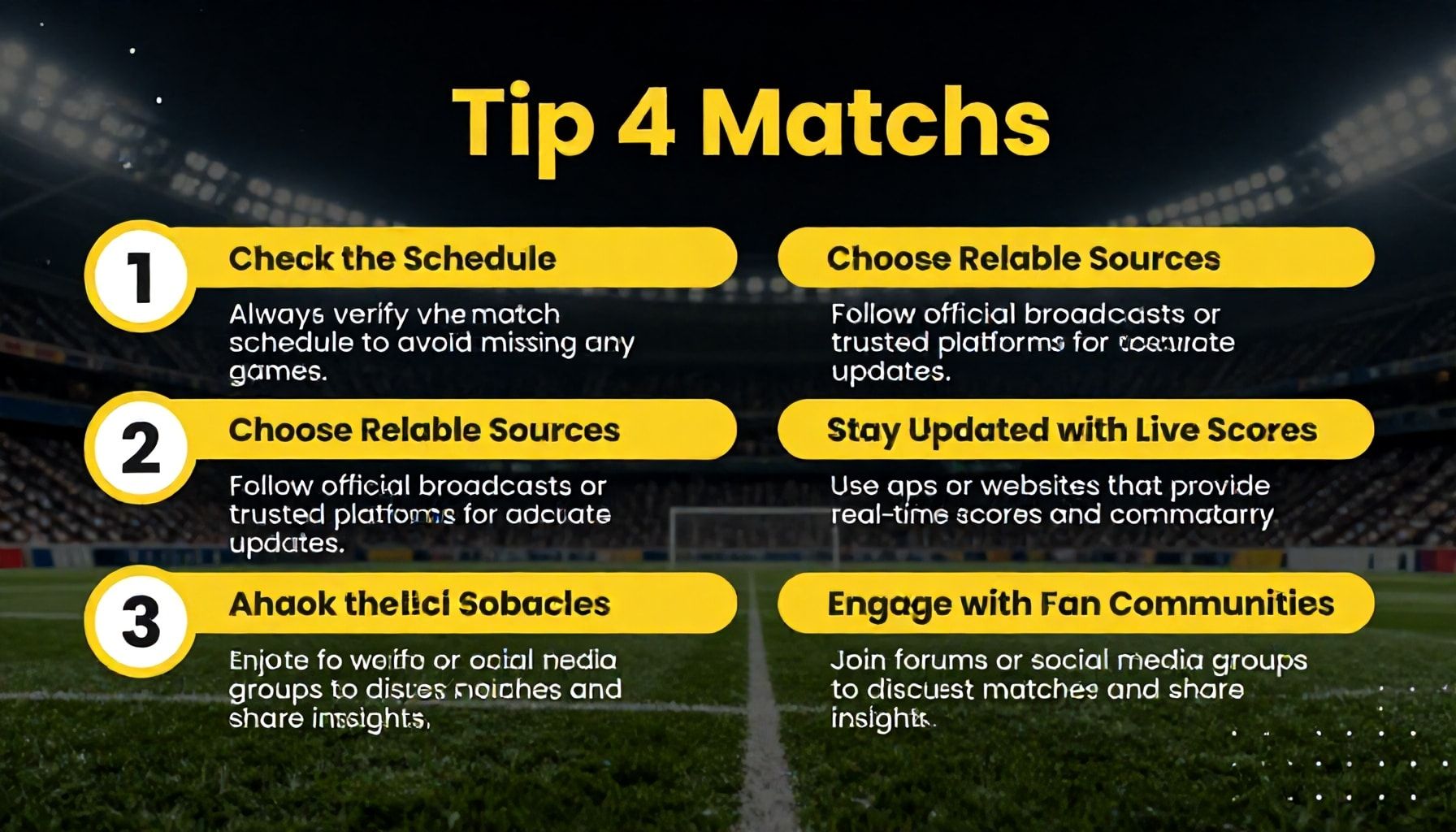 TFF 1. Lig'de Maç Takibi için 4 Hayati İpucu*