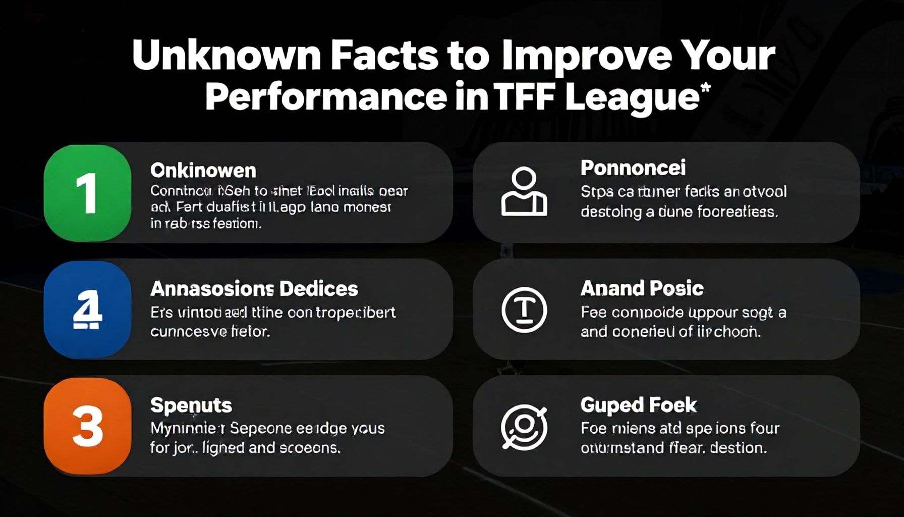 TFF 1. Lig'de Performans Artırmada Bilmediğiniz 4 Gerçek*