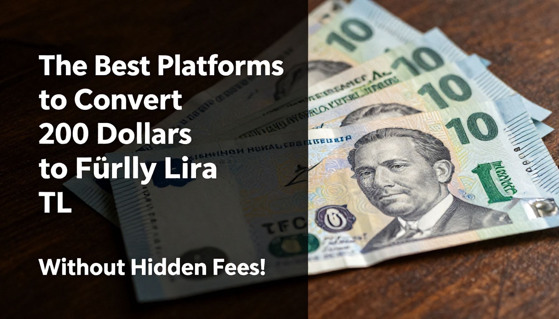 The Best Platforms to Convert 200 Dollars to Turkish Lira (TL) Without Hidden Fees*
