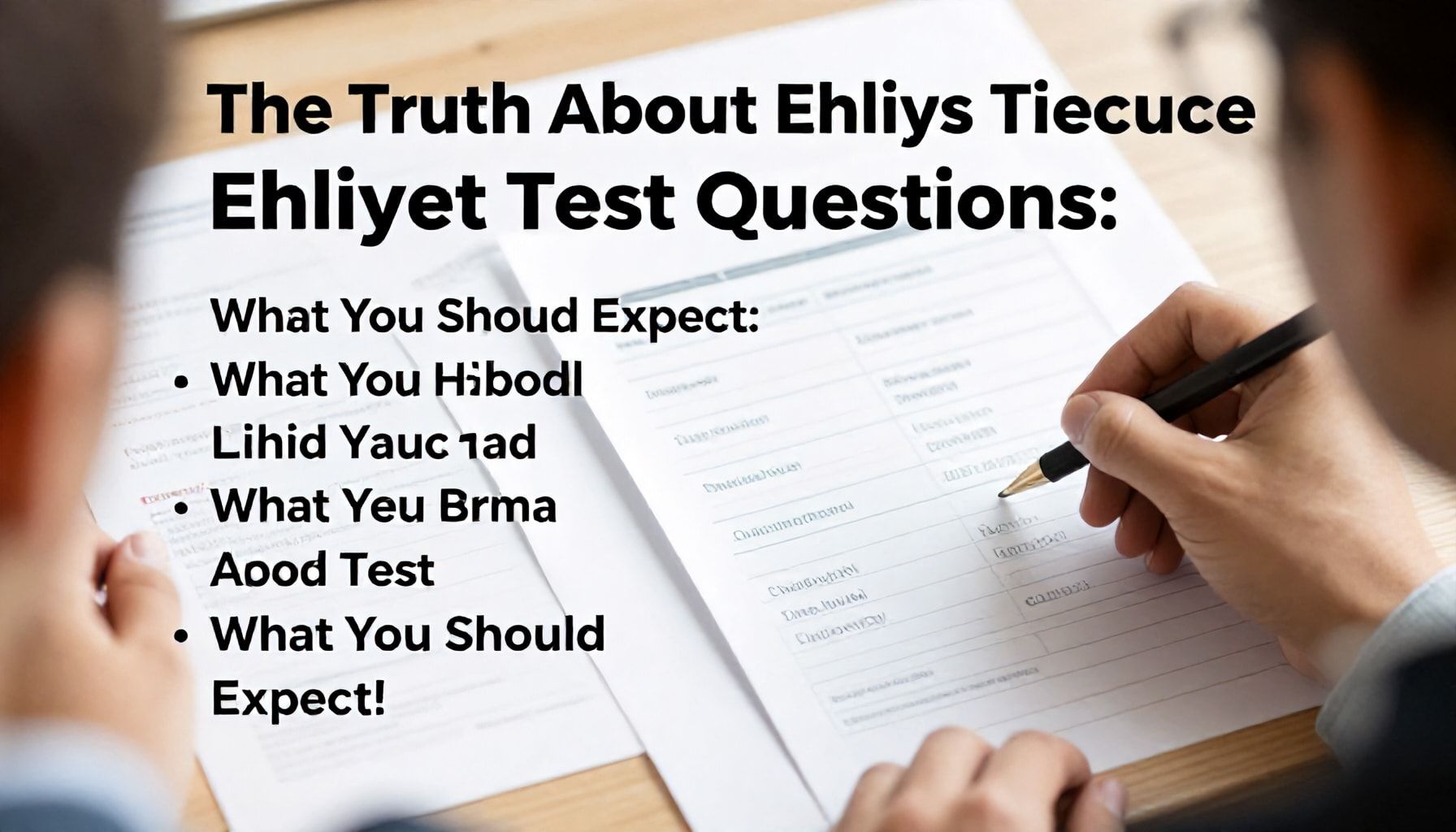 The Truth About Ehliyet Sınavı Soruları: Ne Beklemeniz Gerekiyor*