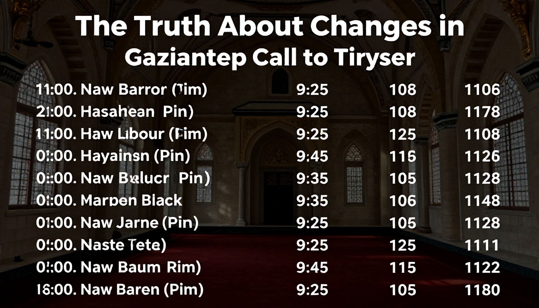 The Truth About Gaziantep Ezan Vakti Değişiklikleri*