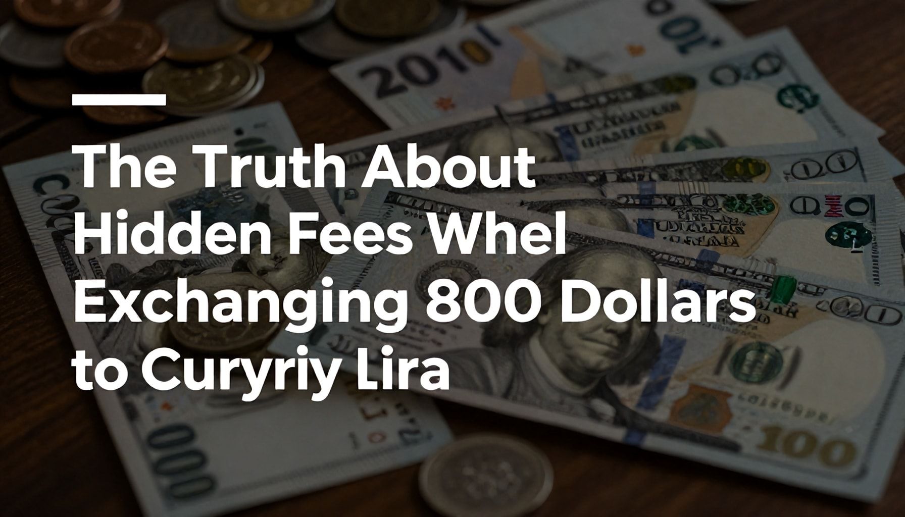 The Truth About Hidden Fees When Exchanging 800 Dollars to Turkish Lira*