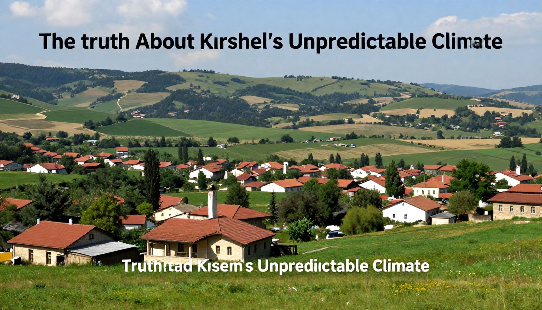 The Truth About Kırşehir’s Unpredictable Climate*