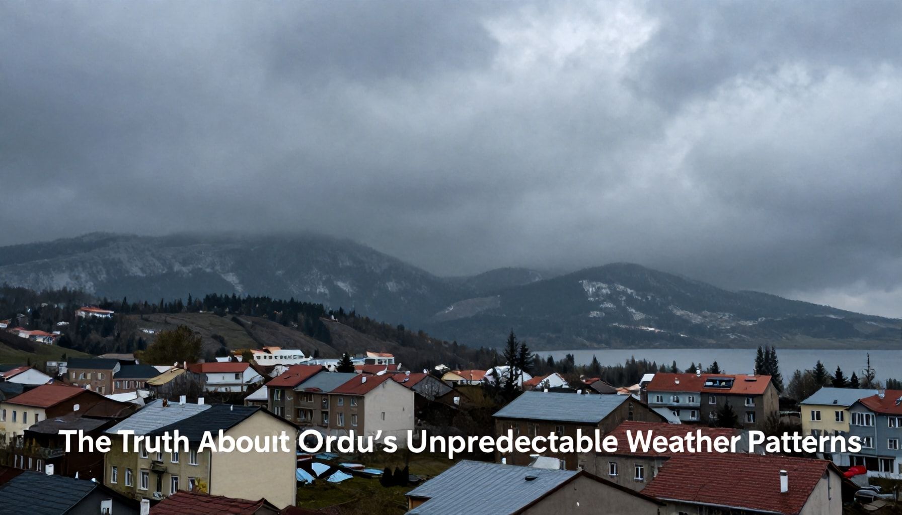 The Truth About Ordu’s Unpredictable Weather Patterns*
