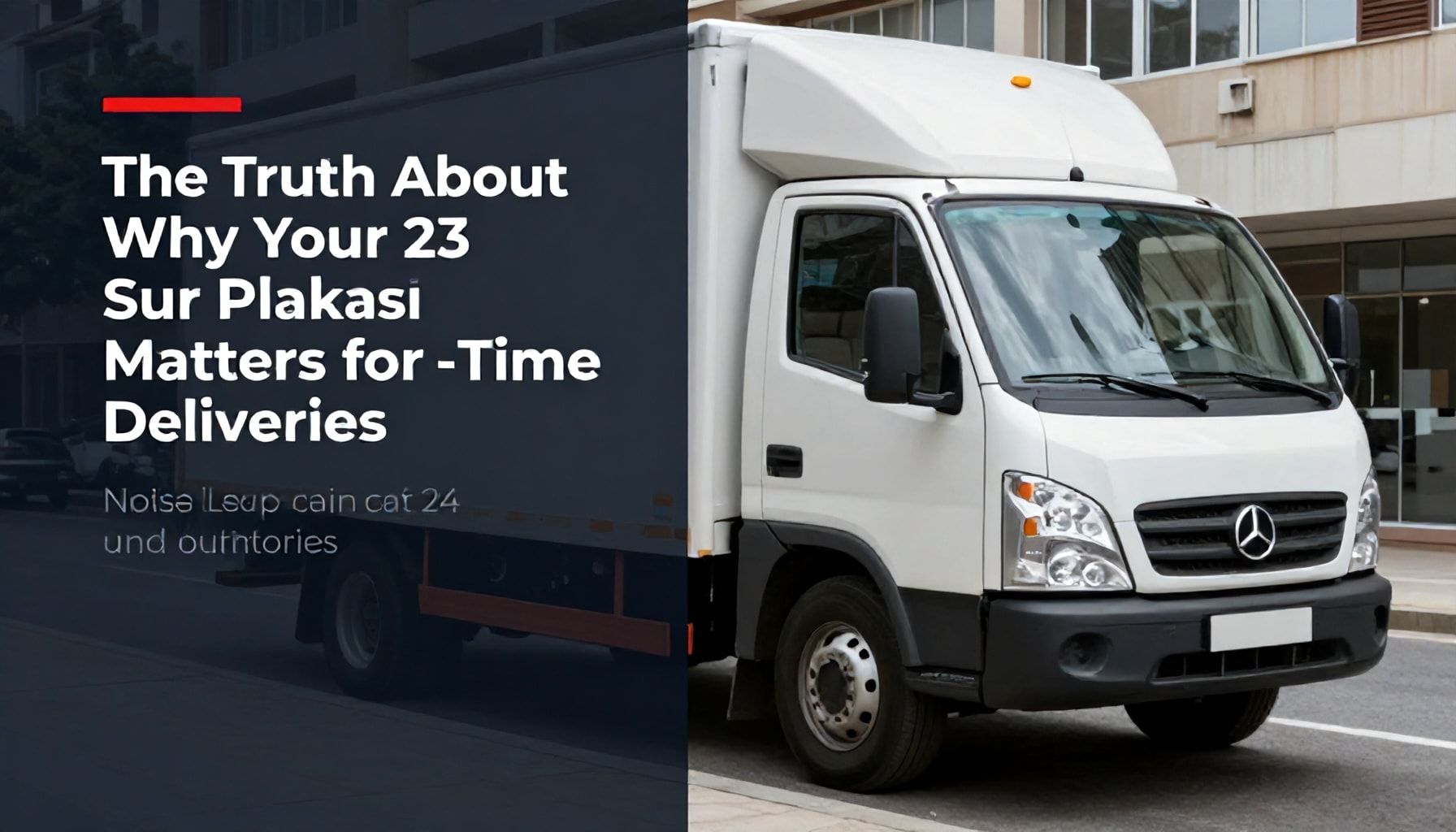 The Truth About Why Your 23 Nerenin Plakası Matters for On-Time Deliveries*