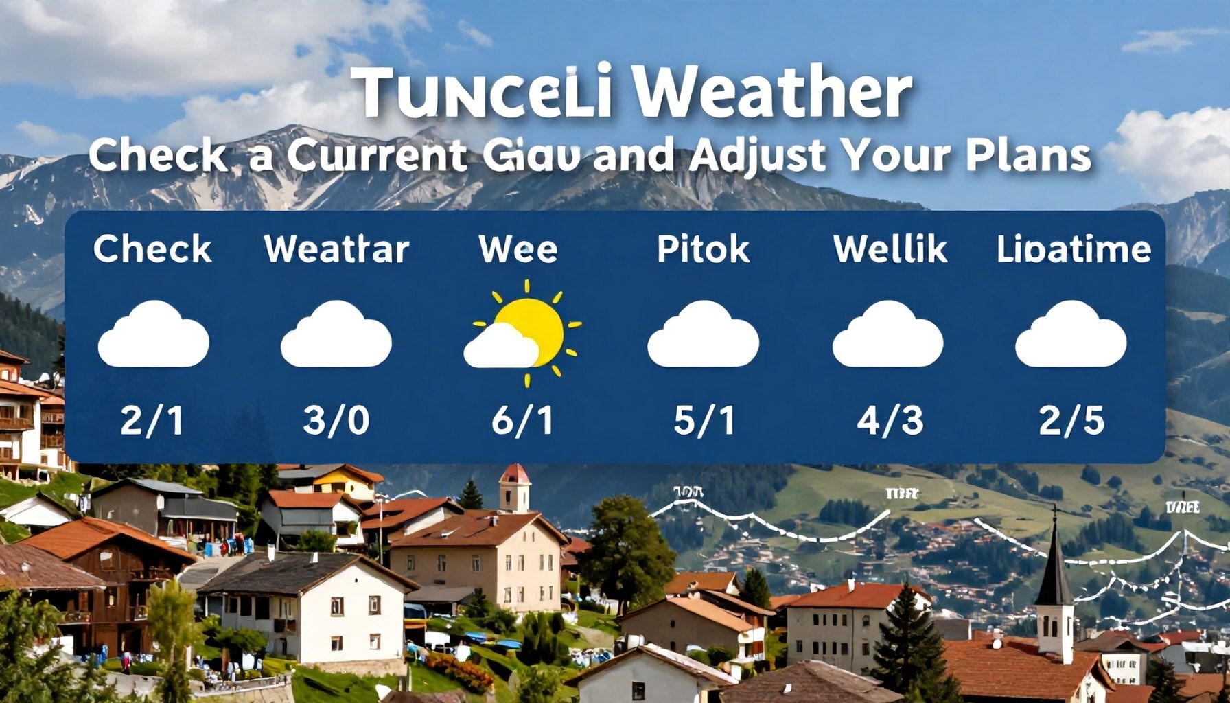 Tunceli Hava Durumu: Güncel Hava Durumunu Kontrol Edin ve Planlarınızı Düzenleyin*