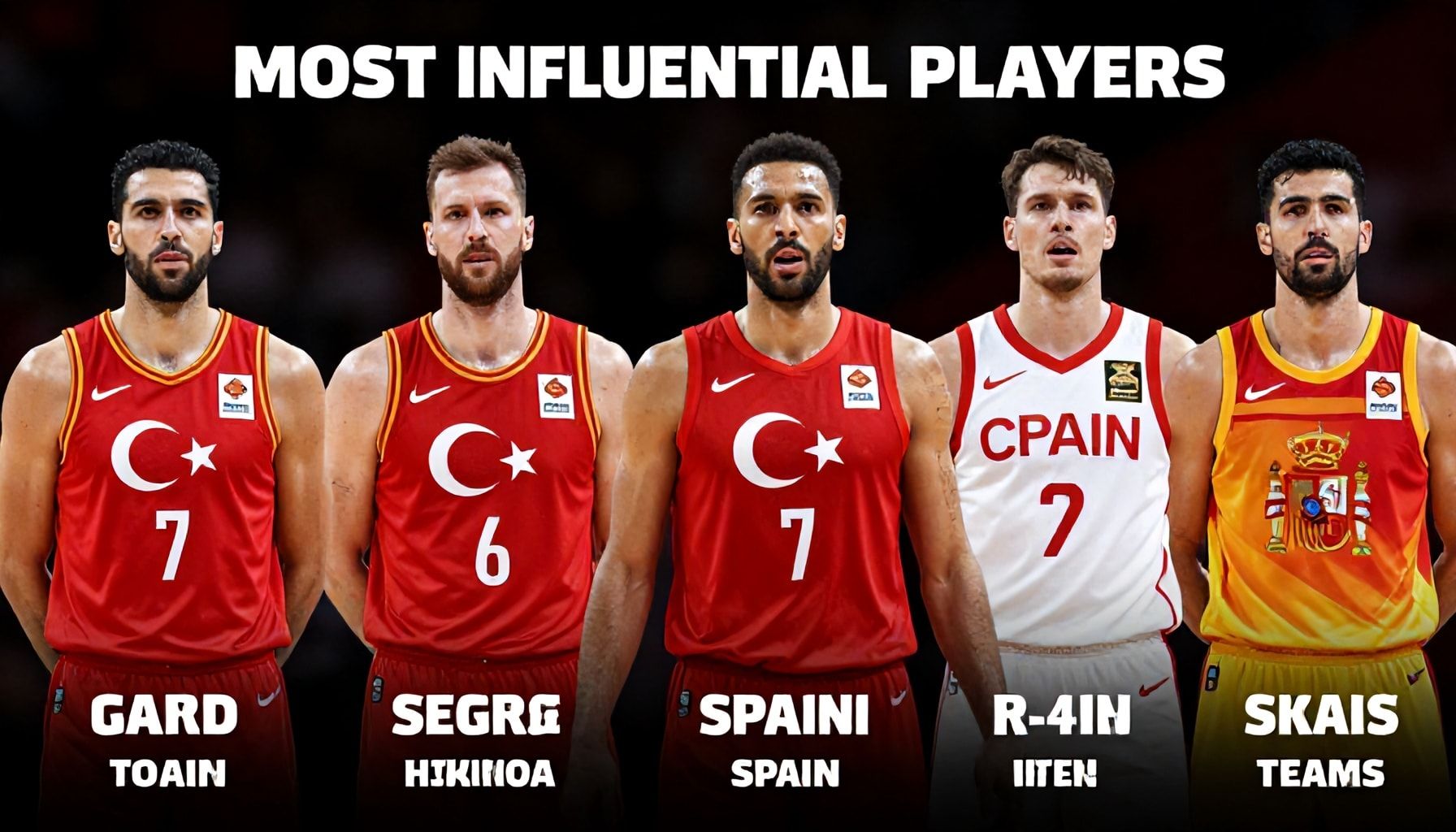 Türkiye ve İspanya Millî Takımlarının En Etkili Oyuncuları: Kimler?*