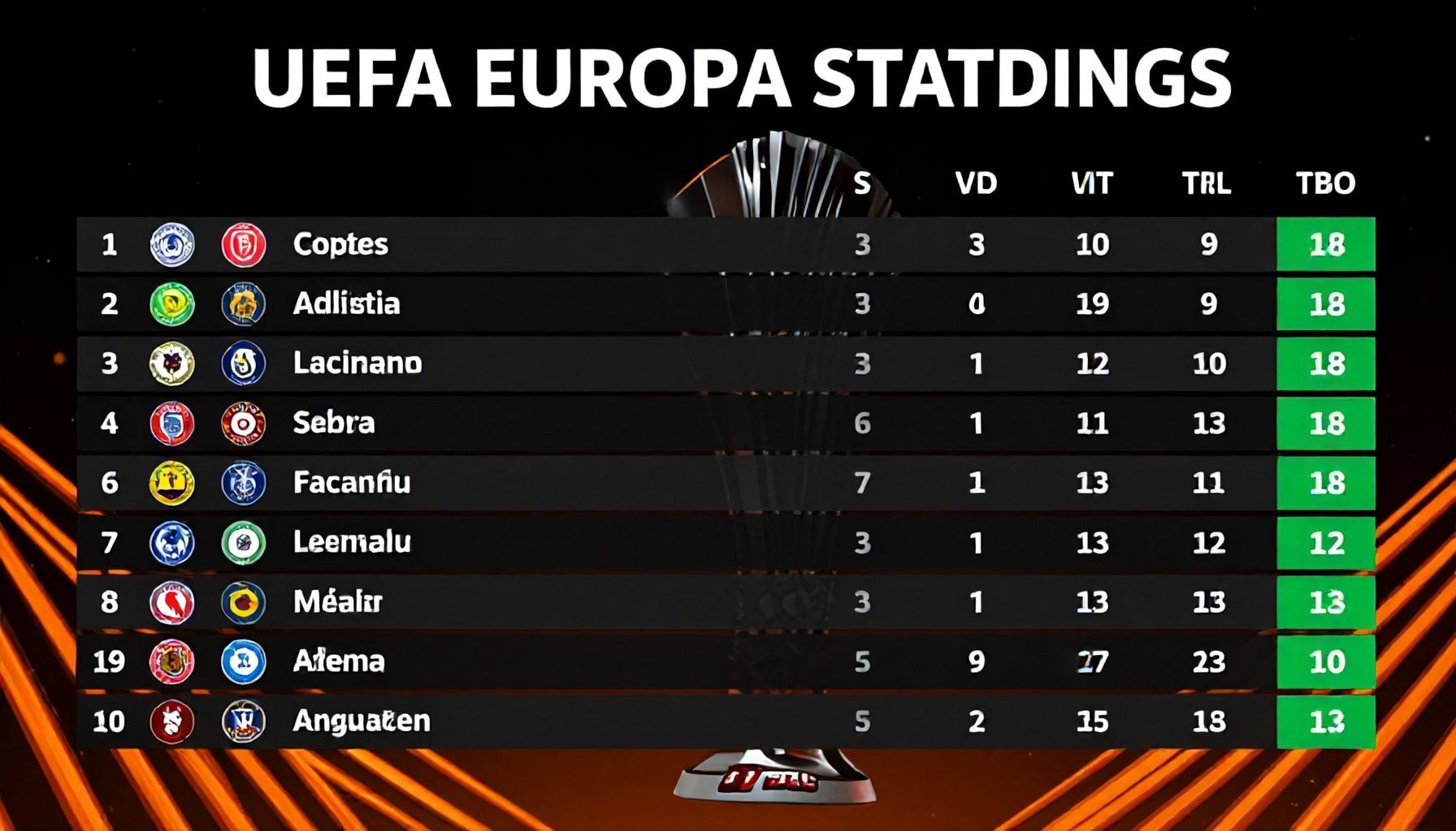 UEFA Avrupa Ligi puan durumunu nasıl doğru yorumlayabilirsiniz?"*