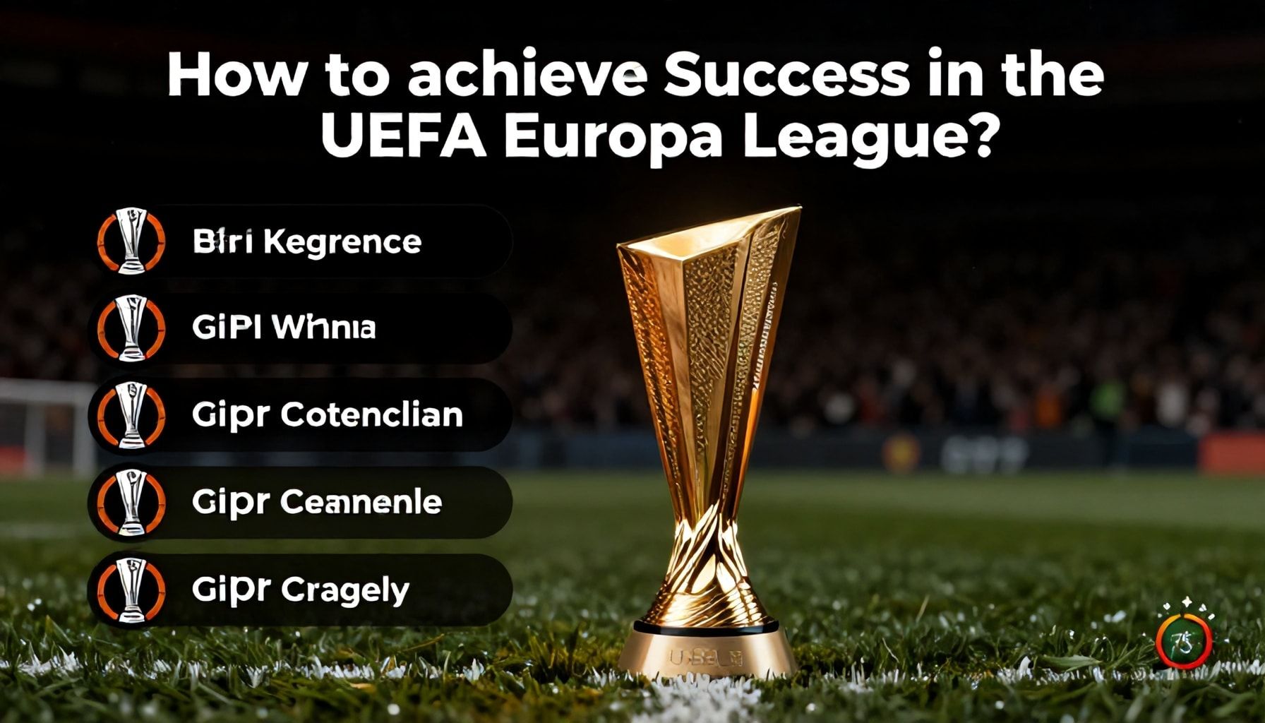 UEFA Avrupa Ligi'nde şampiyonluk hedefleyin ve takımlarınızı geliştirin 6 UEFA Avrupa Ligi'nde Başarıya Nasıl Ulaşırsınız?*