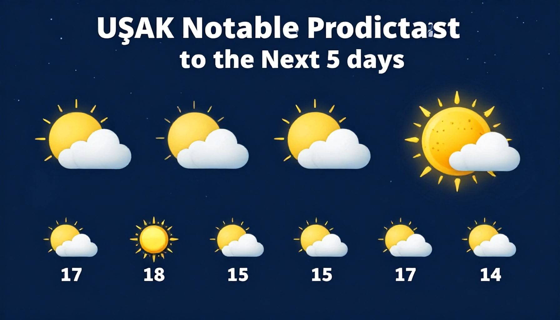 Uşak Hava Durumu: Gelecek 5 Günün En Dikkat Çekici Öngörüleri*
