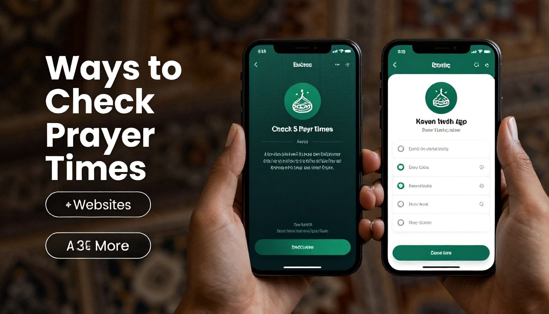 Uygulamalar, Websiteler ve Diğer 5 Yöntemle Ezan Vakitlerini Kontrol Edin*