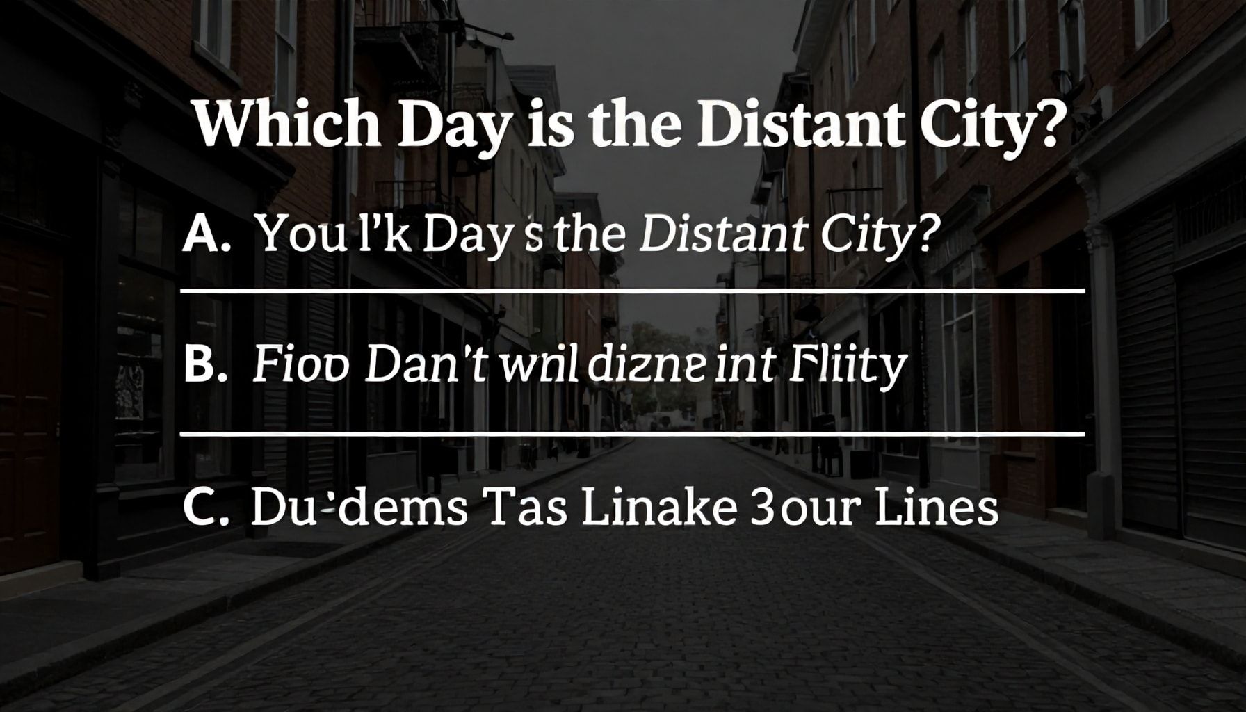 Uzak Şehir Hangi Gün: Seyahat Planınızı Kolaylaştıran Hızlı Rehber 3 Uzak Şehir Hangi Gün? Bu 3 Hattı Dikkate Alınca Hata Yapmayacaksınız"*