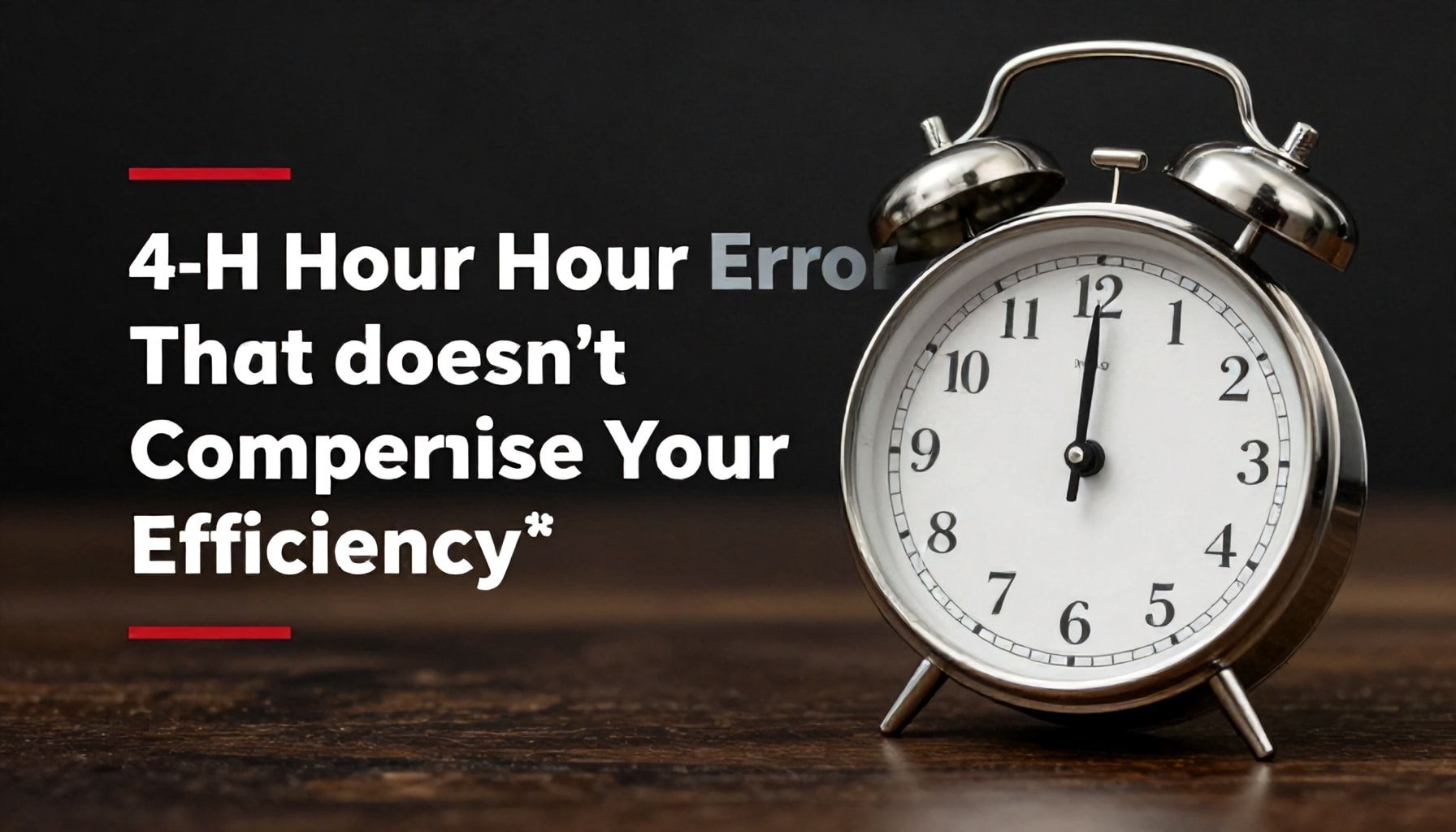 Saat ve saat: Zaman yönetiminizi optimize edin ve daha verimli bir gün geçirin 6 Verimliliğinizi Bozmayan 4 Saat ve Saat Hatası*