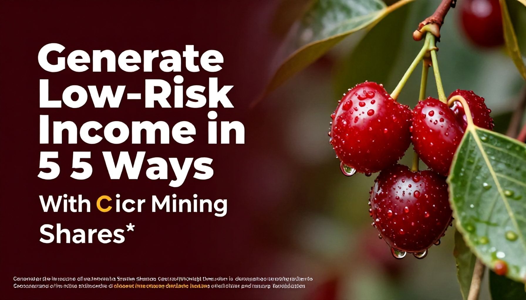 Vişne Madencilik Hissesi ile 5 Yolla Düşük Riskli Gelir Sağlayın*