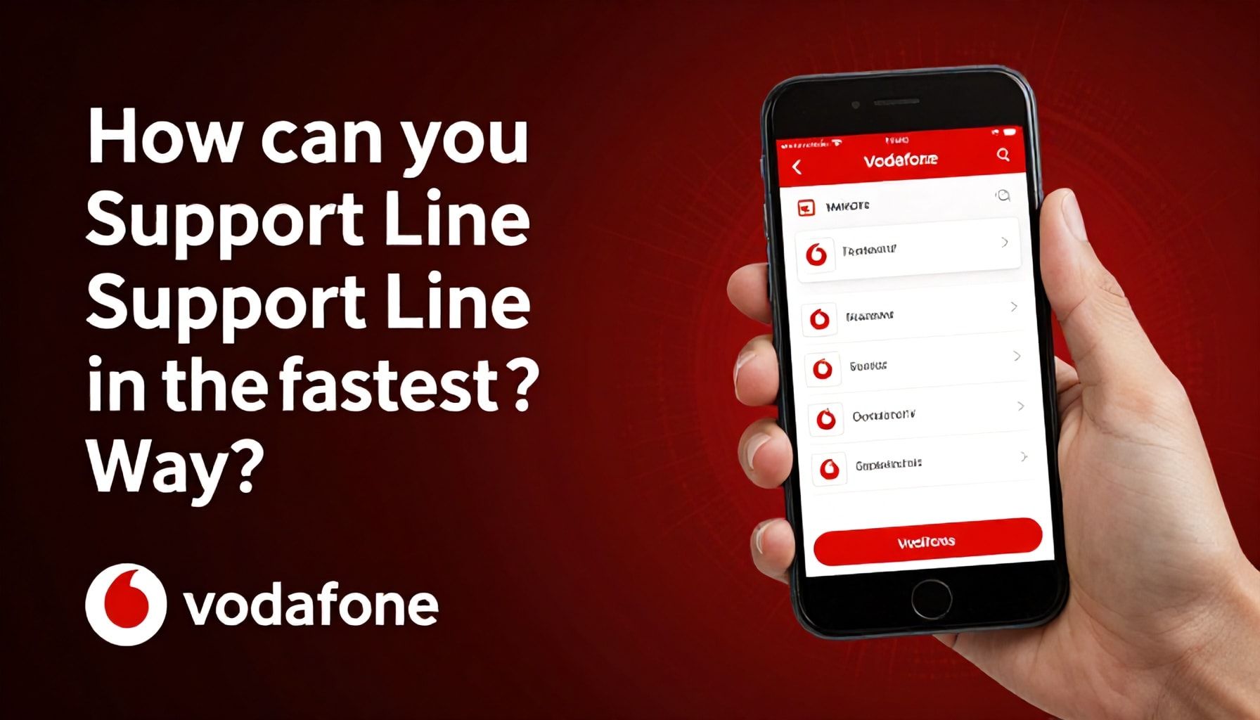 Vodafone Destek Hattını En Hızlı Şekilde Nasıl Kullanırsınız?*