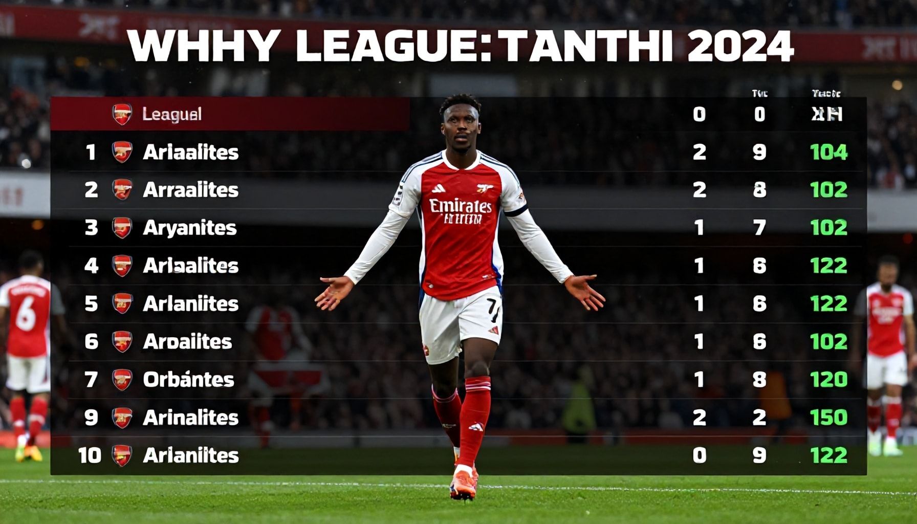 Why Arsenal’s League Standings Matter More Than Ever in 2024*