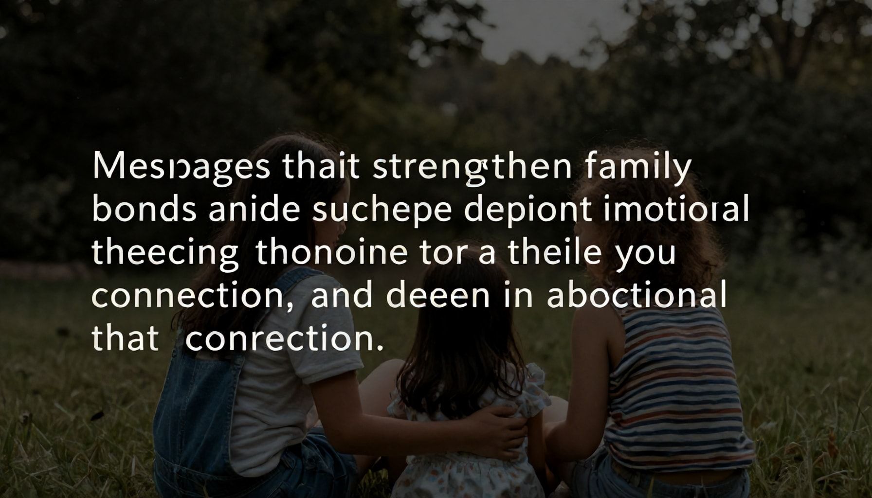 (Why format: Mesajların aile bağlarını güçlendirdiği ve duygusal bağları derinleştirdiği açıklaması.)*