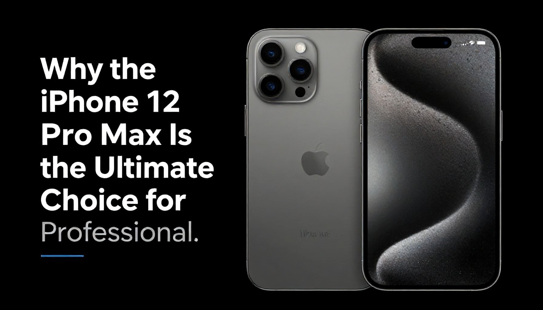 Why iPhone 12 Pro Max Is the Ultimate Choice for Professionals*