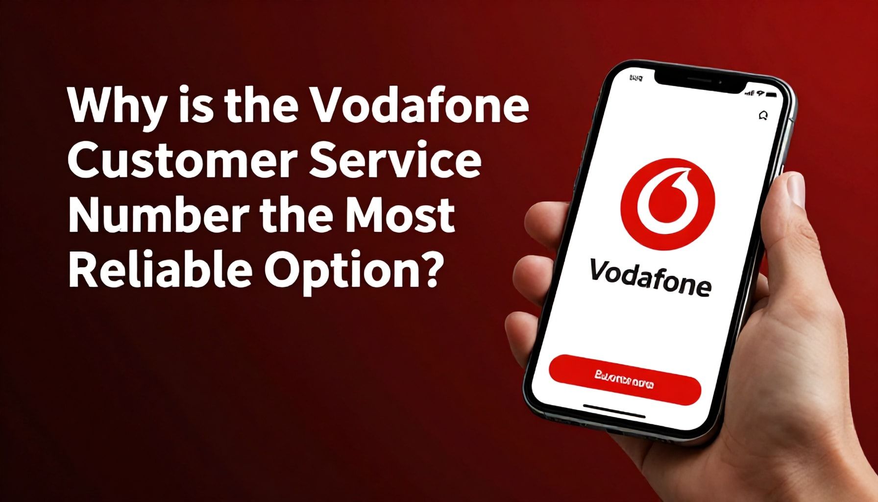 Why Vodafone Müşteri Hizmetleri Numarası En Güvenilir Seçenek?
