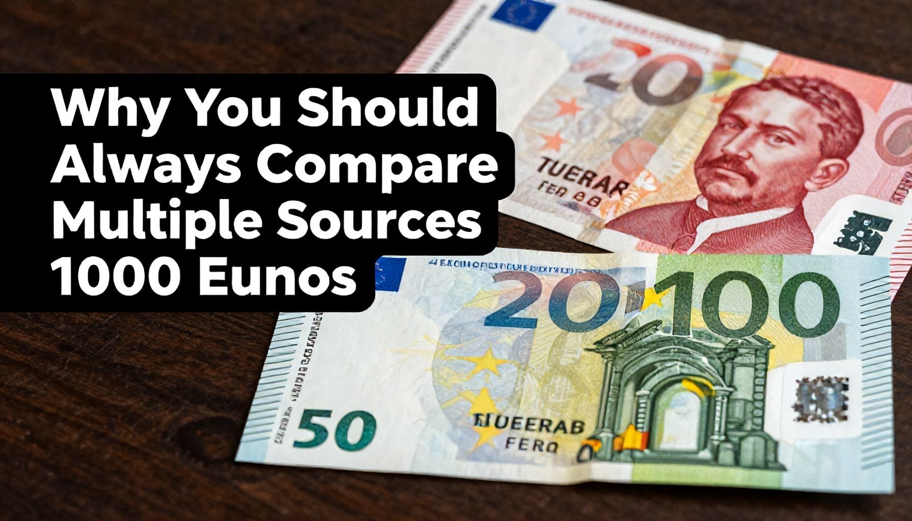 Why You Should Always Compare Multiple Sources Before Converting 1000 Euros to TL*