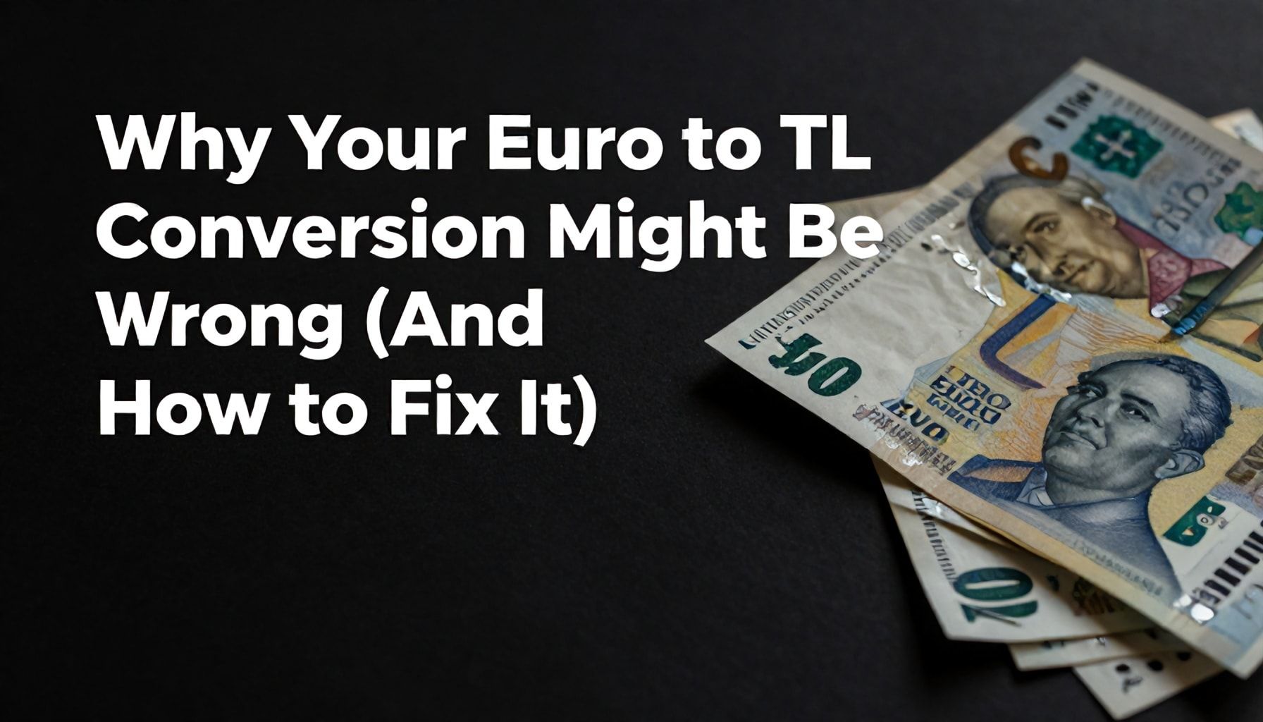 Why Your Euro to TL Conversion Might Be Wrong (And How to Fix It)*
