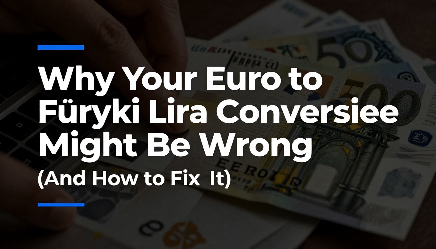 Why Your Euro to TL Conversion Might Be Wrong (And How to Fix It)*