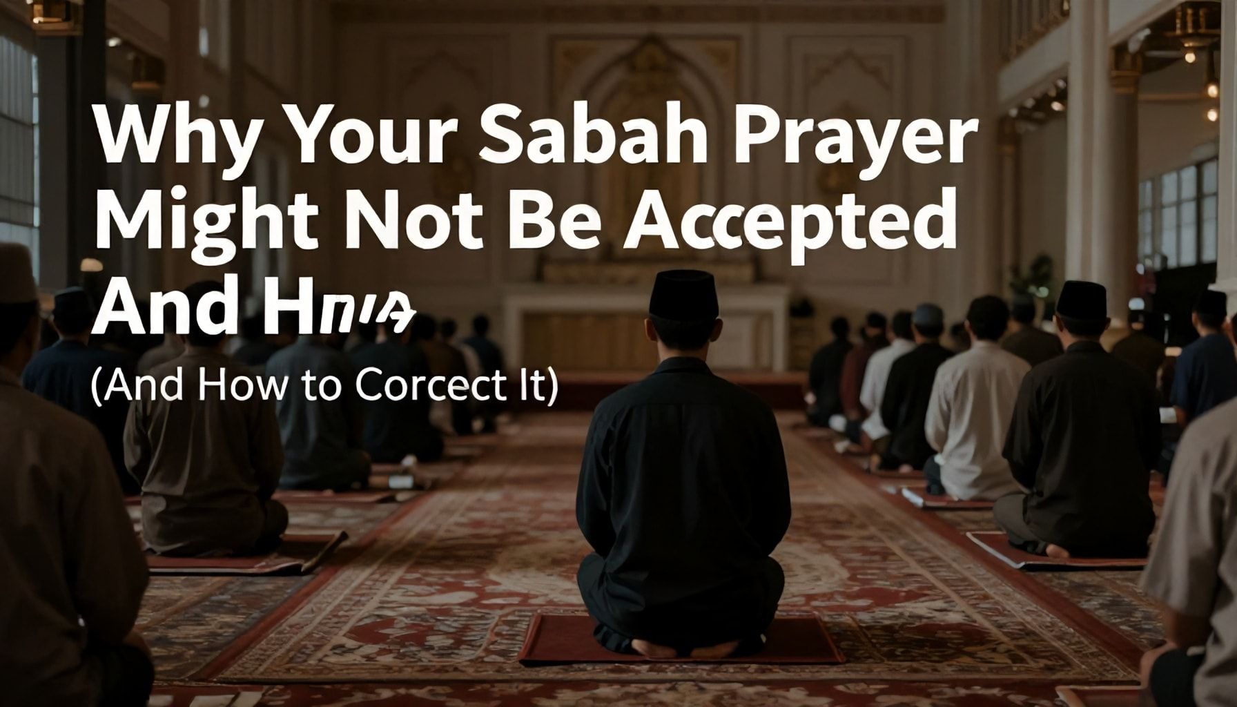 Why Your Sabah Namaz Might Not Be Accepted (And How to Correct It)*