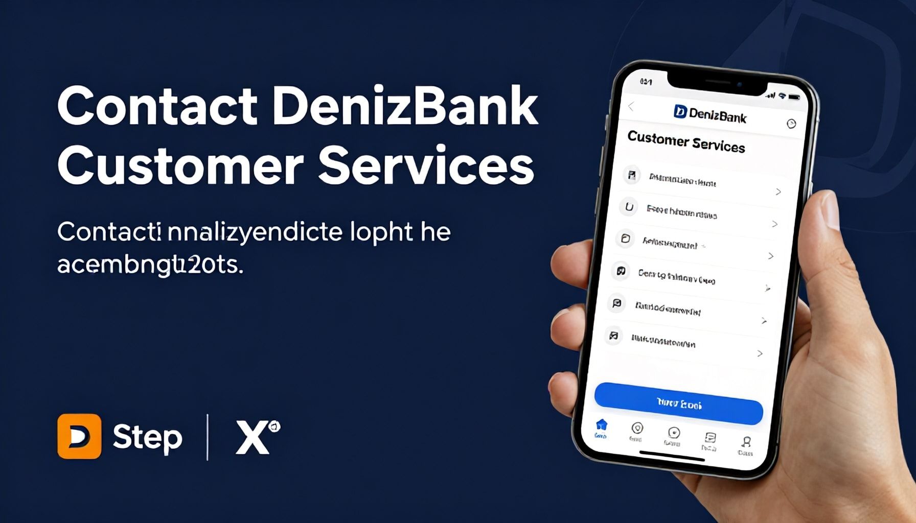 X Adımda DenizBank Müşteri Hizmetlerine Başvurun*