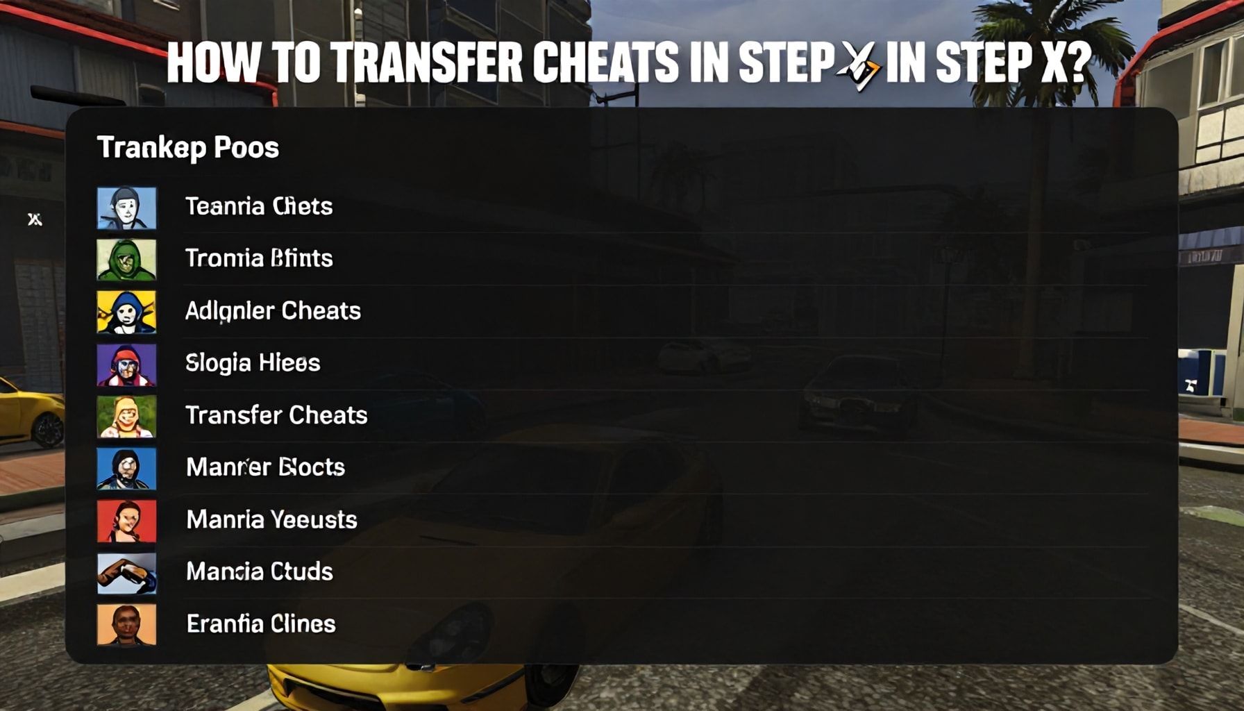 X Adımda GTA 5'de Hileleri Nasıl Aktarırsınız?*