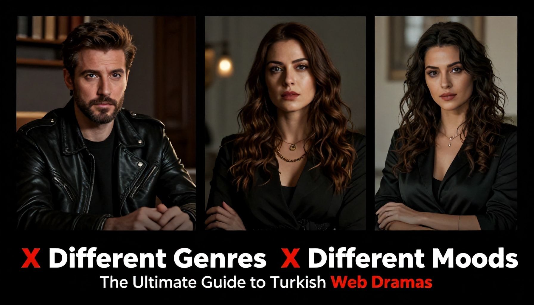 X Different Genres, X Different Moods: The Ultimate Guide to Turkish Web Dramas*